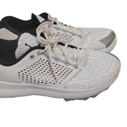 Size 11- Jordan Trainer White And Grey Golf Shoes
