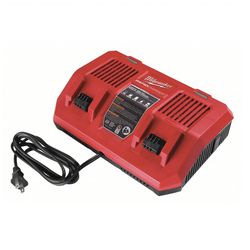 M18 18-volt Lithium Ion Dual Bay Rapid Battery Charger 