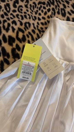 White ruffle skirt