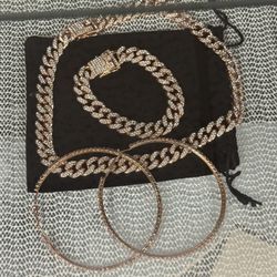 Chain And Earrings