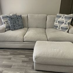 Rooms To Go Sofa and Ottoman