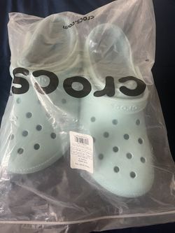 Crocs Blue Fur Lined