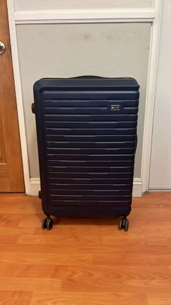 Jet Set 28” Expandable Hardside Spinner Suitcase with TSA Lock – Navy Blue