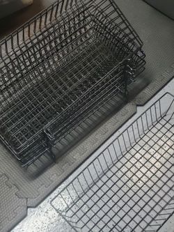 Set of 8 12x24 slat wall or peg board baskets