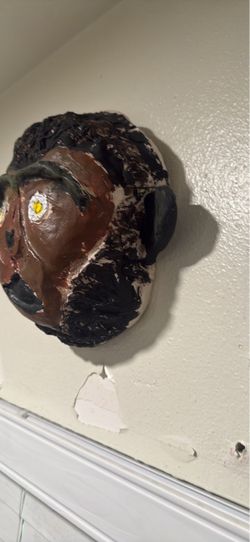 Hand-Painted Decorative Face Mask