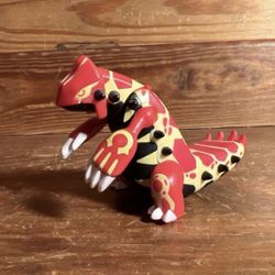 Pokemon Primal Groudon TOMY Figure Nintendo Legendary Red Yellow 3.5”
