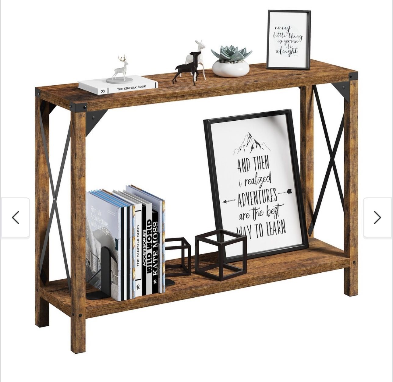 43 Inch Farmhouse Console Table