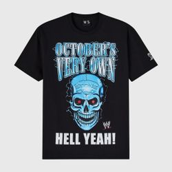 WWE X OVO  Stone cold shirt