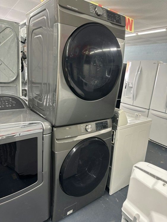 Sam sung With Install! Was her Elec tric Dryer Set Ultimate Care Feature