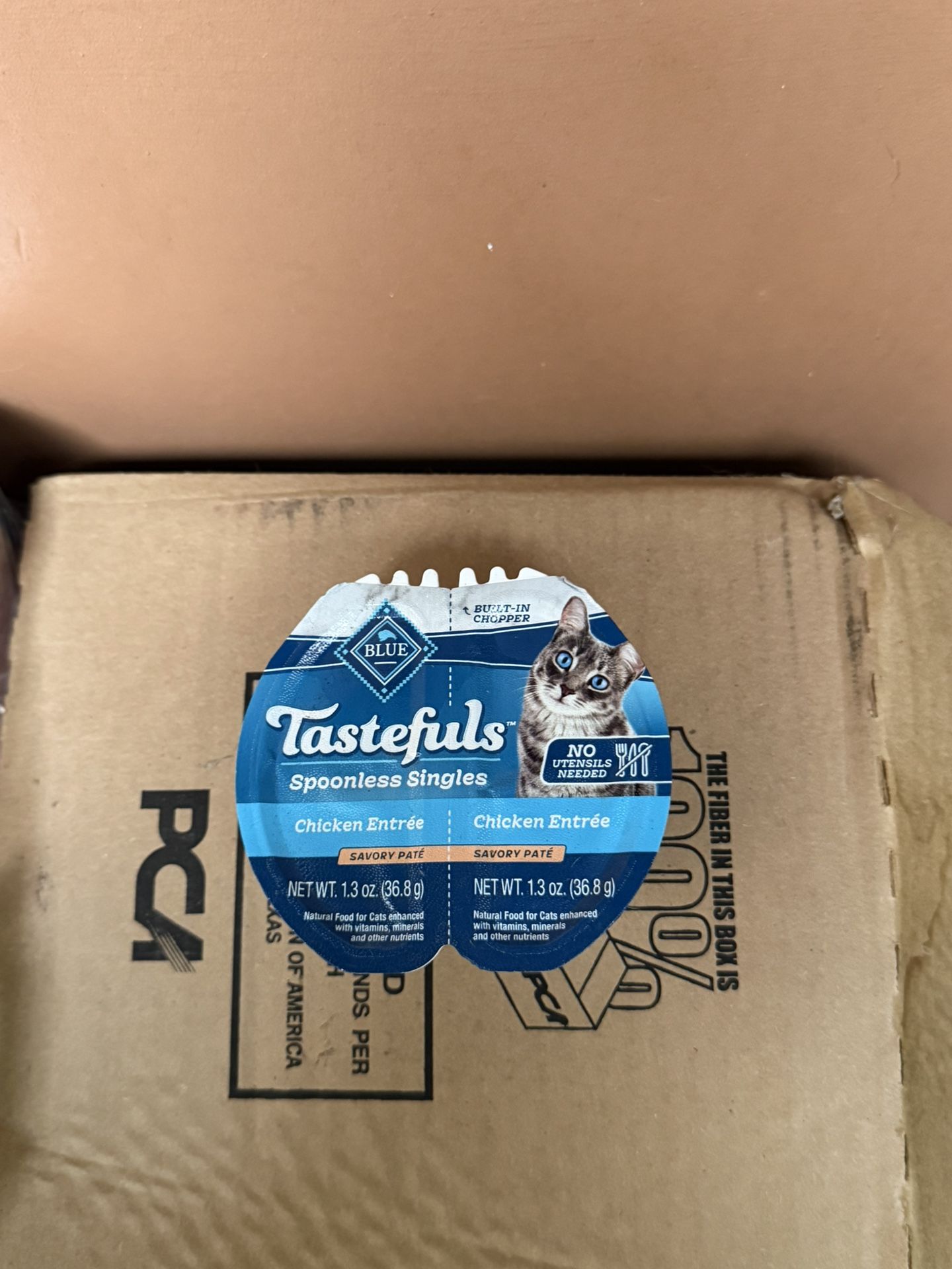 Blue Buffalo Spoonless Singles Natural Wet Cat Food in Gravy, 2.6-oz. Twin-Pack Trays, Chicken Entreé