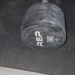 Single Rep Fitness 100lb Dumbell 