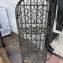 WINE FORGED STEEL RACK FITS 45 BOTTLES BRAND NEW !
