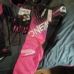 Brand New O'Neal Pink And Black Riding Gear