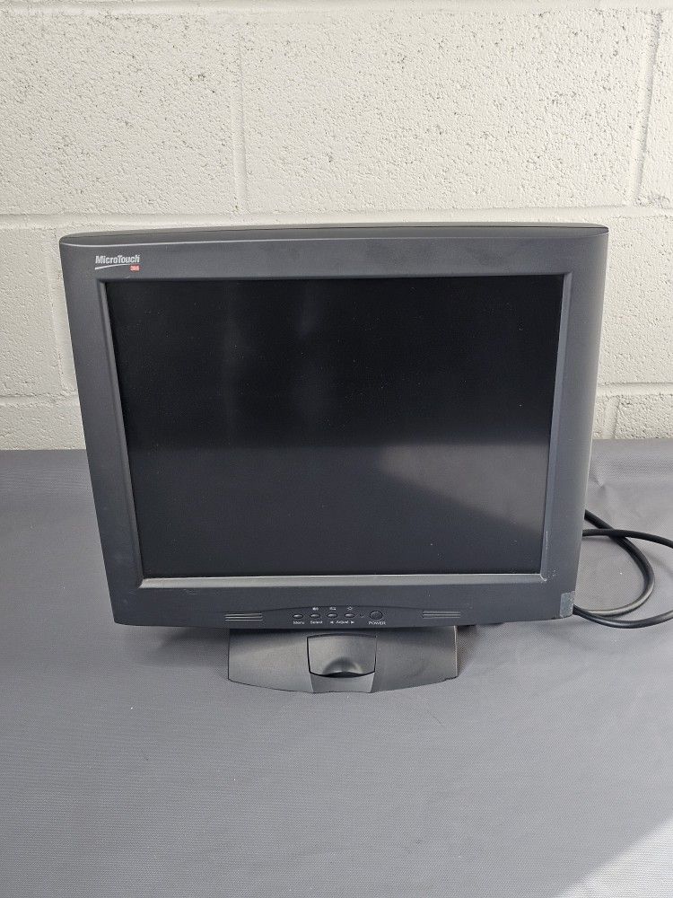 3M Touch System Monitor 11-91378-225 17'' Microtouch With Power adapter & VGA