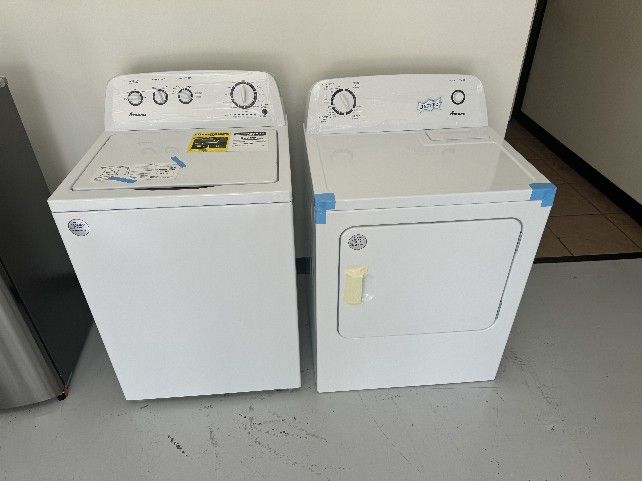 Washer and Dryer Top Load White Electric Amana Whirlpool * IN STOCK