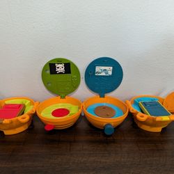 Octonaut Captain Barnacles Room and Kwazii's Room Toy