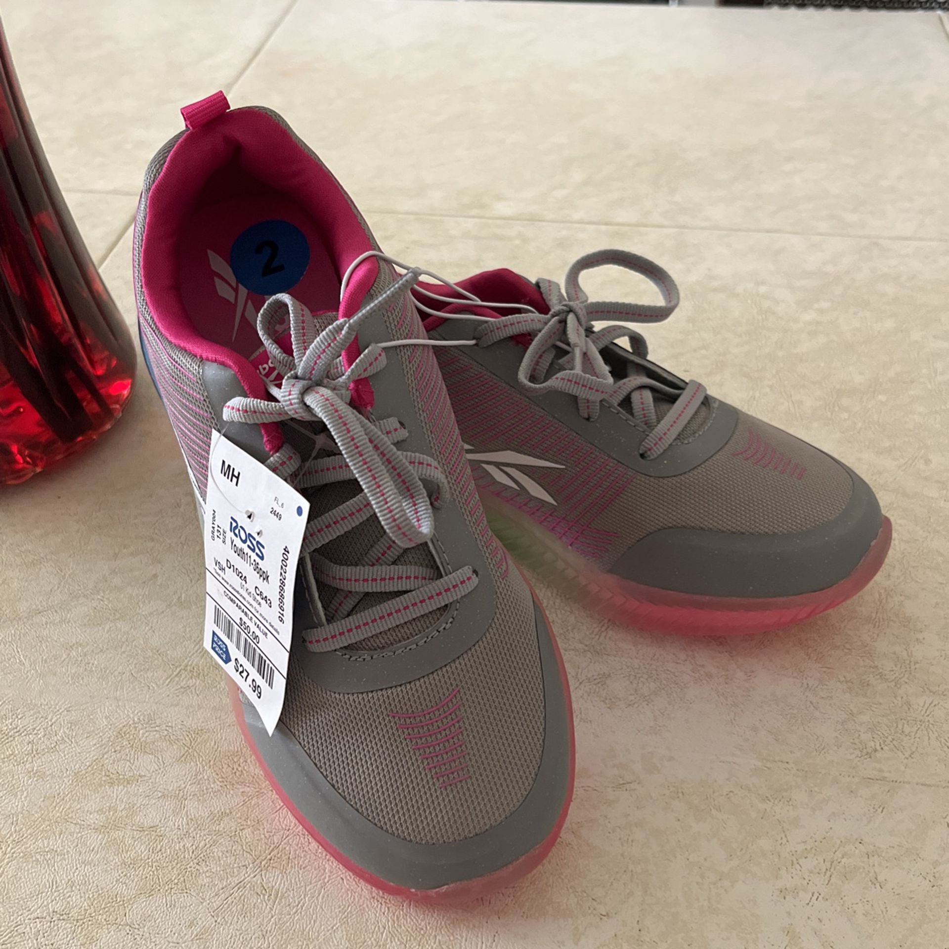 Reebok  Girl Shoes Size 2