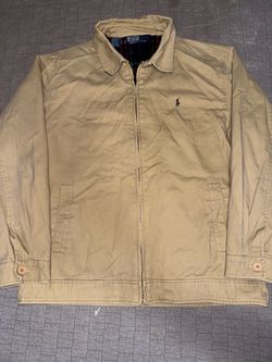 Polo Ralph Lauren Khaki Zip-Up Jacket