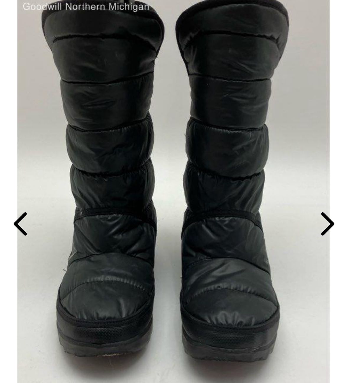 The North Face Black Solid Winter Boots Boots Women 6.5/ 7
