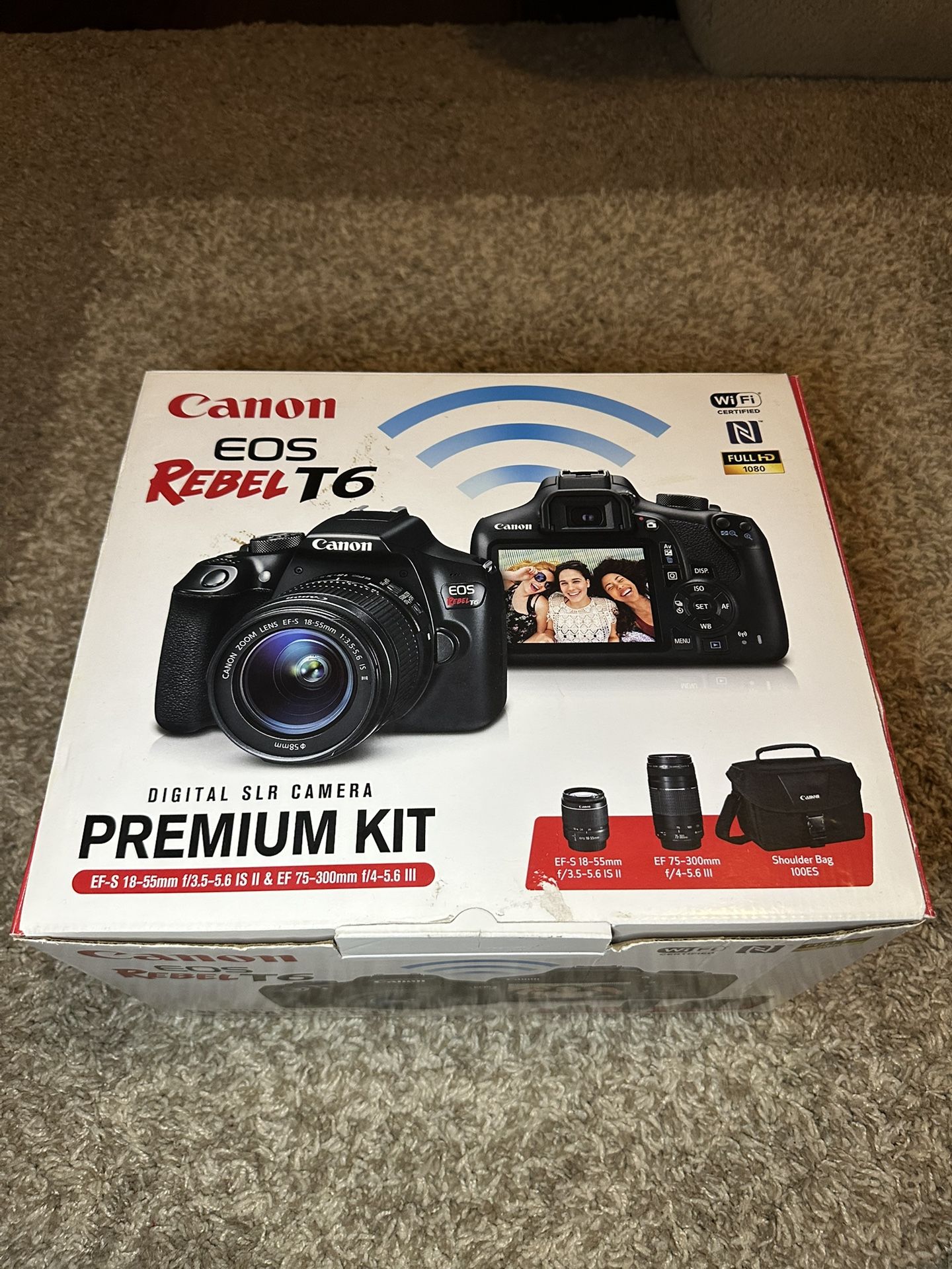 Canon EOS Rebel T6 Camera