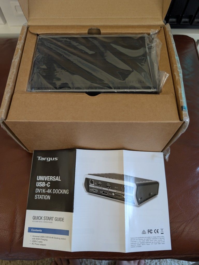 Targus Universal USB-C DisplayPort DV1K-4K Docking Station 