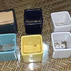 Set Of 6 Pots