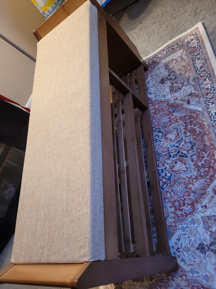 Solid Wood Entryway Shoe Rack Storage