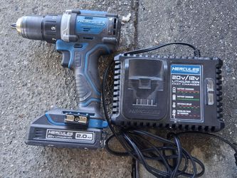 Hercules drill/driver and charget