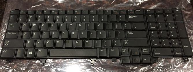 Genuine Keyboard for Dell Latitude E6520 E6530 E6540 E5520 E5530 Non-Backlit