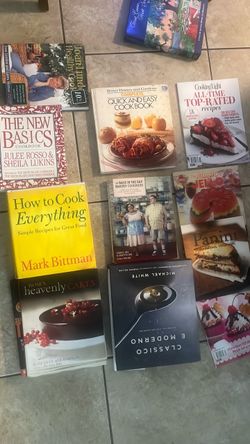 Lot of 10+ Cookbooks and Food Magazines