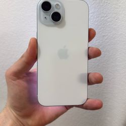 Apple iPhone 15 Unlocked No Sim Restrictions 128gb 10/10 Condition Light Blue 