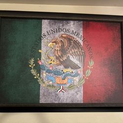 Cuadro De México Medidas Son 5’pies Largo Por 4 Pies Ancho