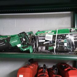 Two Metabo HTP 36-volt Cordless Reciprocating Saw