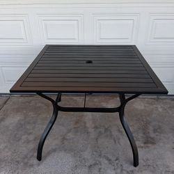 Metal Patio Dining Table - Delivery Available 