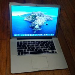 2012 Apple MacBook Pro 15" Intel Quad Core i7 CPU 16 GB Ram 250 GB SSD Retina Display Webcam HDMI WiFi Bluetooth OS 15 Catalina 