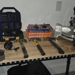 Garage Starter Set – Workbench + Delta Miter Saw + Tools