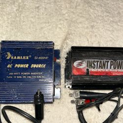 Two 400 Watt Inverter Can Be Used With Solar Set Up