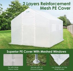 New Quictent Portable Large Greenhouse 10 x 9 x 8 FT,