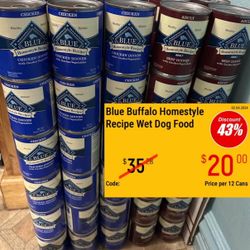 Blue Buffalo Dog Wet Food Beef Or Chicken 