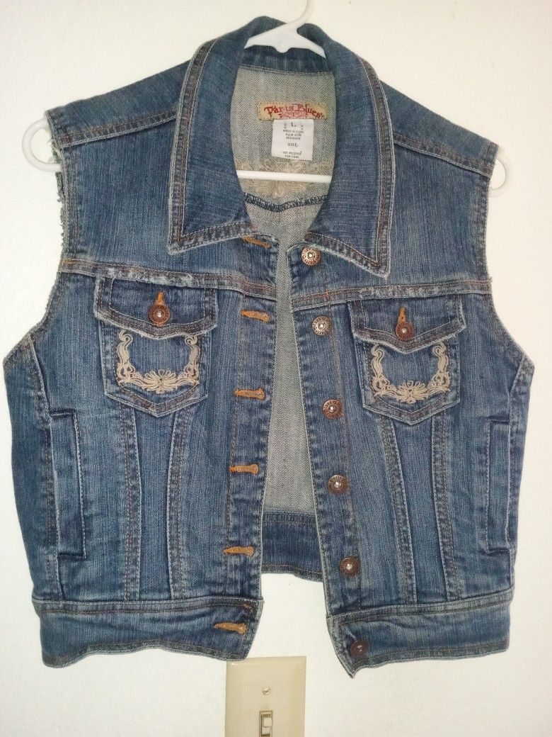 Denim Vest New
