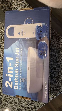 SpaJet 2-in-1 Bathtub Spa Jet Massage System