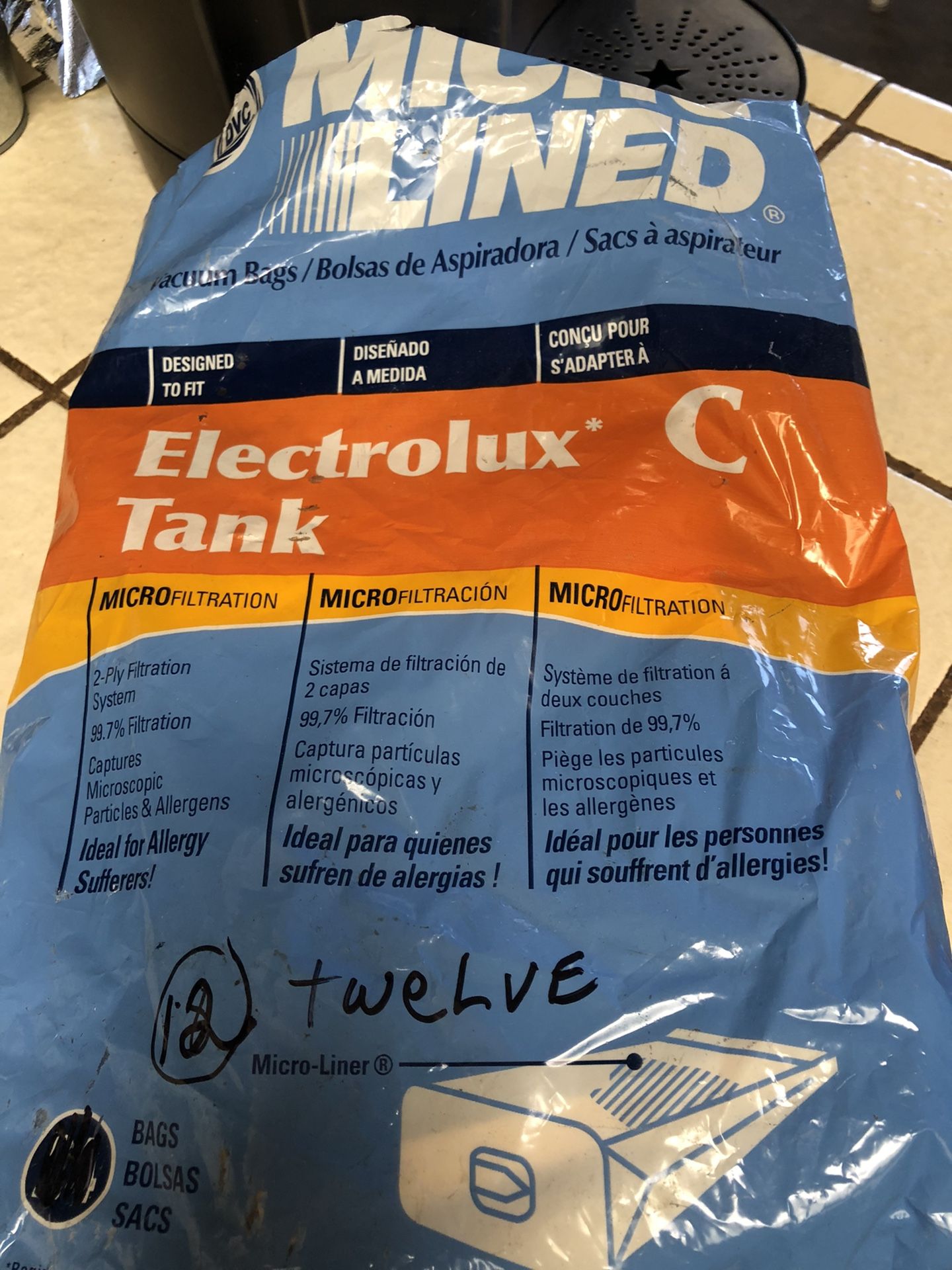 Electrolux Type C Canister Bags  12 Of Them