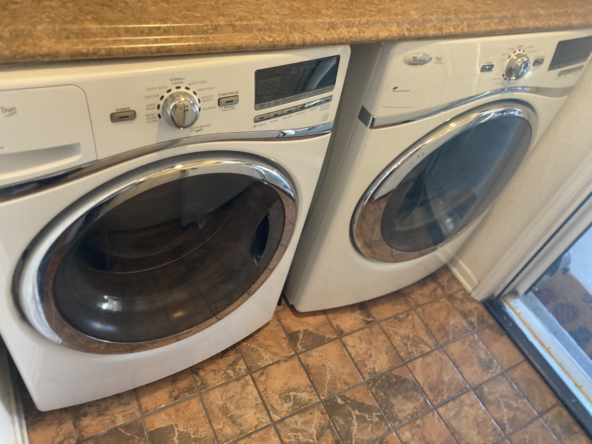 Whirlpool Duet Washer and Gas Dryer
