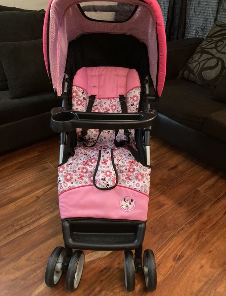 Stroller Disney Minnie Mouse Pink Color