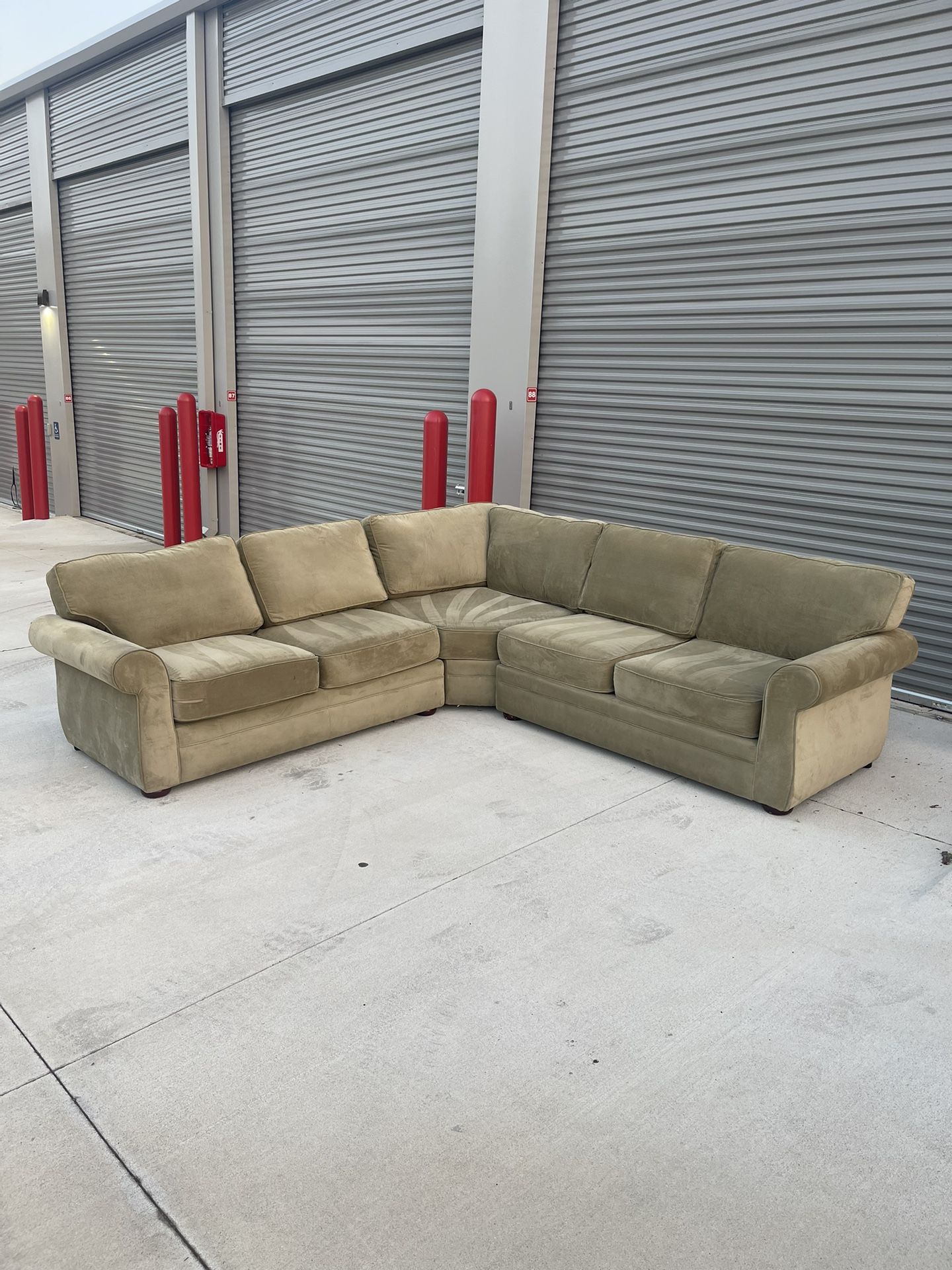 Olive Green Sectional Couch