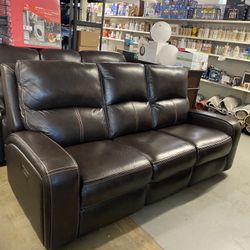 Sawyer Leather Motion Sofa
