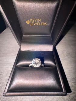 3 CT Marquise Round Lab diamond engagement ring