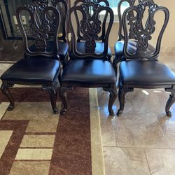 Six chairs
