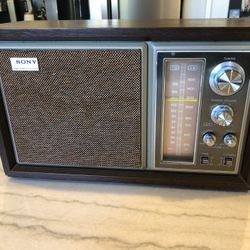 Vintage Sony Table Countertop Radio