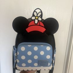 Loungefly Polka Dot Minnie Mouse Backpack 
